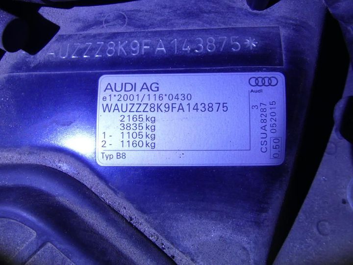 Photo 5 VIN: WAUZZZ8K9FA143875 - AUDI A4 AVANT 