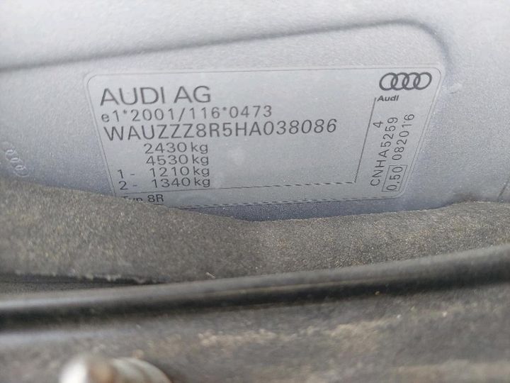 Photo 11 VIN: WAUZZZ8R5HA038086 - AUDI Q5 