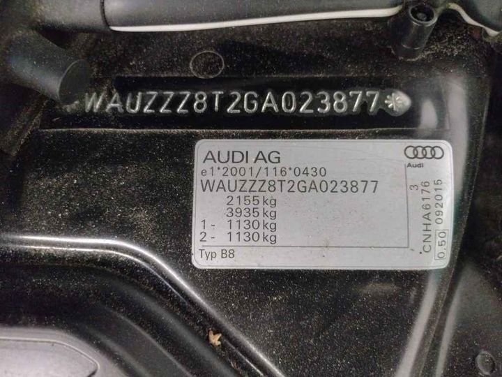 Photo 14 VIN: WAUZZZ8T2GA023877 - AUDI A5 SPORTBACK 