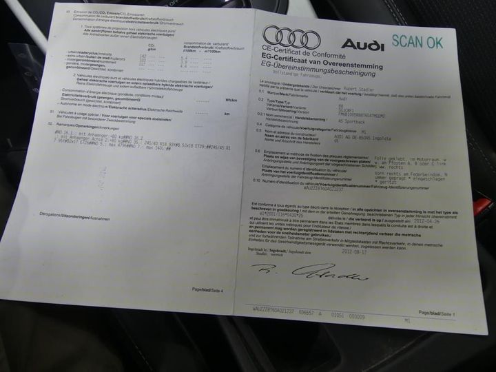 Photo 12 VIN: WAUZZZ8T6DA021237 - AUDI A5 SPORTBACK 