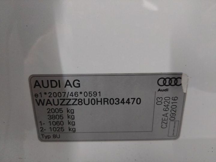 Photo 10 VIN: WAUZZZ8U0HR034470 - AUDI Q3 