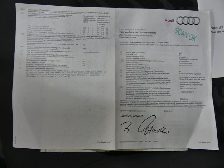 Photo 14 VIN: WAUZZZ8V0GA012832 - AUDI A3 SPORTBACK 