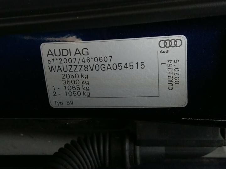 Photo 25 VIN: WAUZZZ8V0GA054515 - AUDI A3 