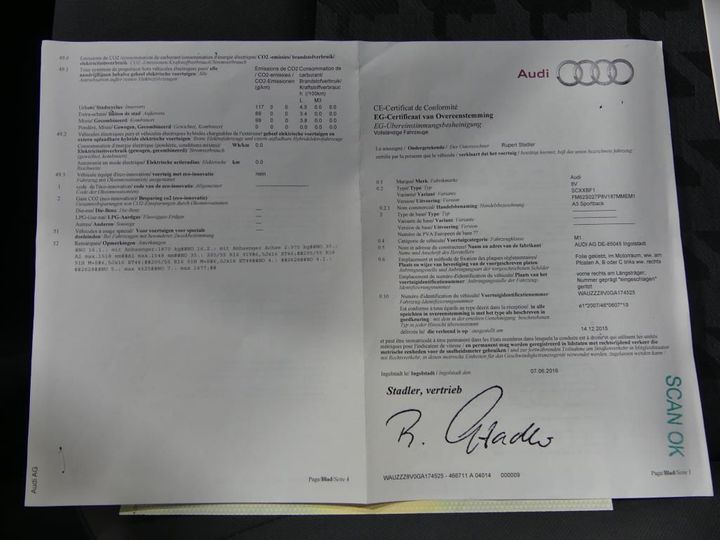 Photo 14 VIN: WAUZZZ8V0GA174525 - AUDI A3 SPORTBACK 