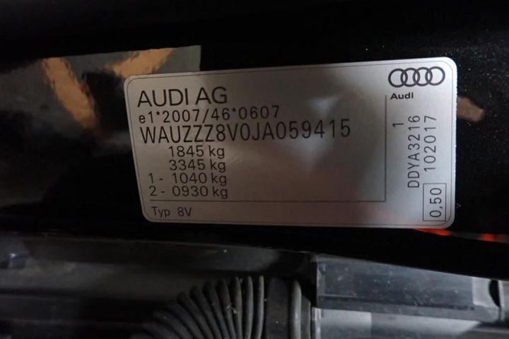 Photo 20 VIN: WAUZZZ8V0JA059415 - AUDI A3 SPORTBACK 