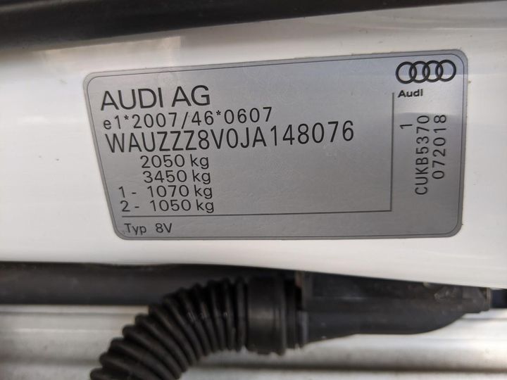 Photo 15 VIN: WAUZZZ8V0JA148076 - AUDI A3 SPORTBACK 