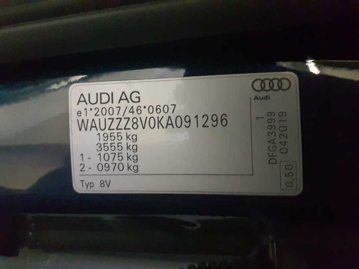 Photo 13 VIN: WAUZZZ8V0KA091296 - AUDI A3 35 TDI SPORTBACK 