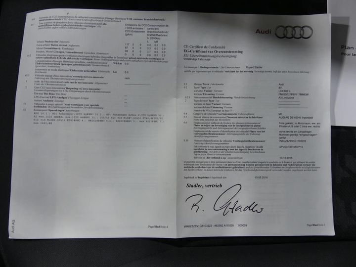 Photo 12 VIN: WAUZZZ8V1G1103222 - AUDI A3 SEDAN 