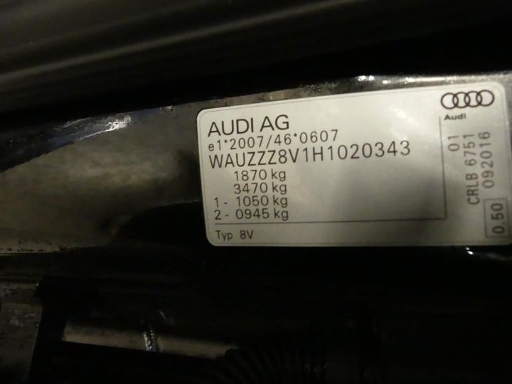 Photo 4 VIN: WAUZZZ8V1H1020343 - AUDI A3 SEDAN 