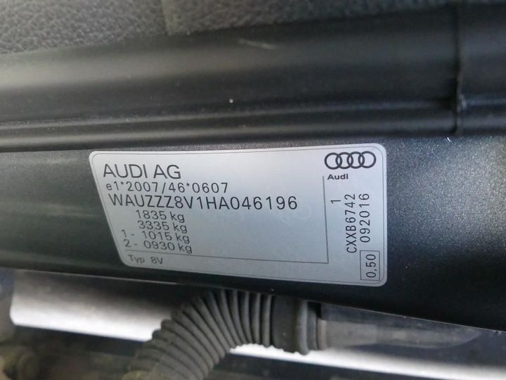 Photo 4 VIN: WAUZZZ8V1HA046196 - AUDI A3 SPORTBACK 