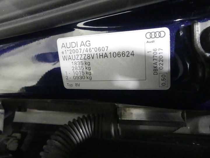 Photo 4 VIN: WAUZZZ8V1HA106624 - AUDI A3 SPORTBACK 