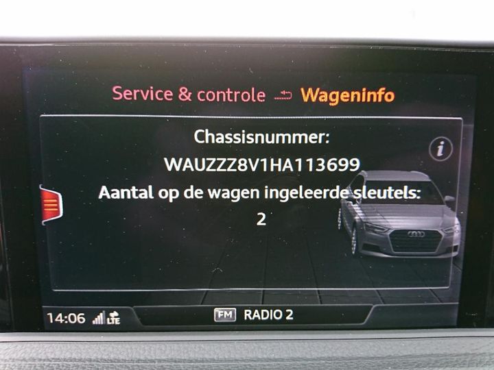 Photo 21 VIN: WAUZZZ8V1HA113699 - AUDI A3 SPORTBACK 