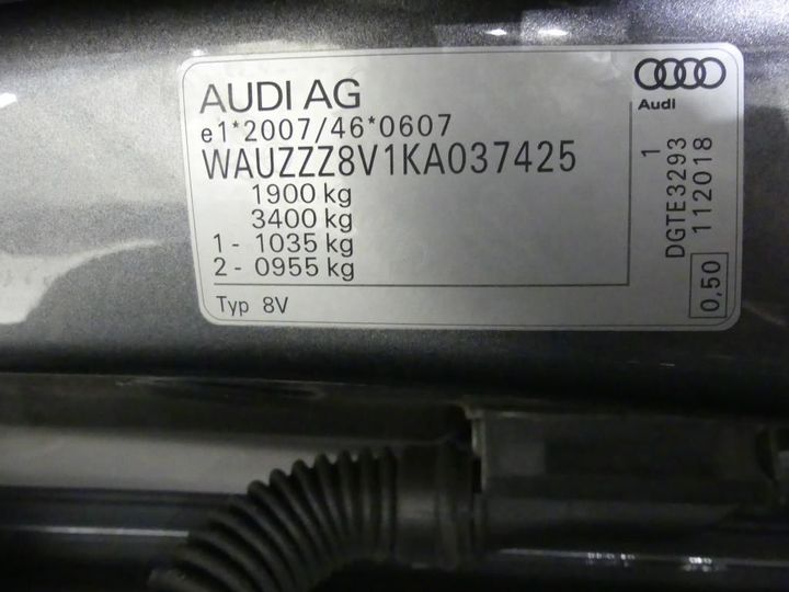 Photo 3 VIN: WAUZZZ8V1KA037425 - AUDI A3 SPORTBACK 