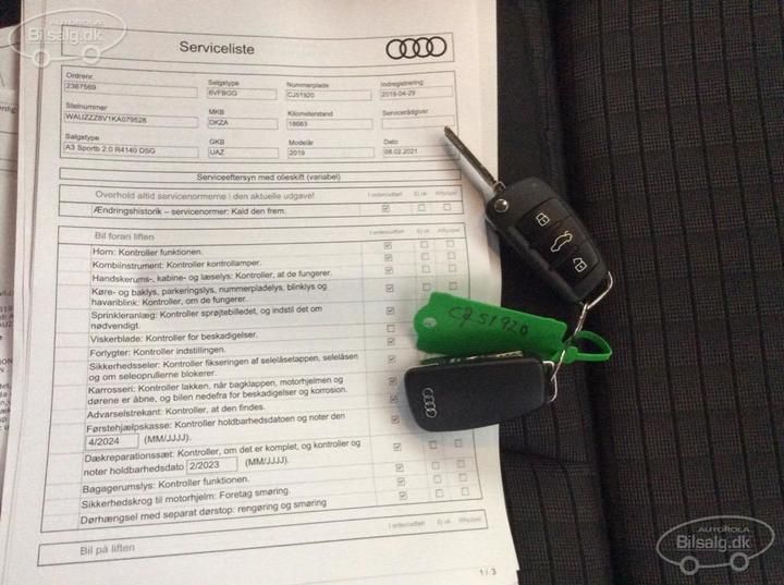 Photo 5 VIN: WAUZZZ8V1KA079528 - AUDI A3 SPORTBACK 