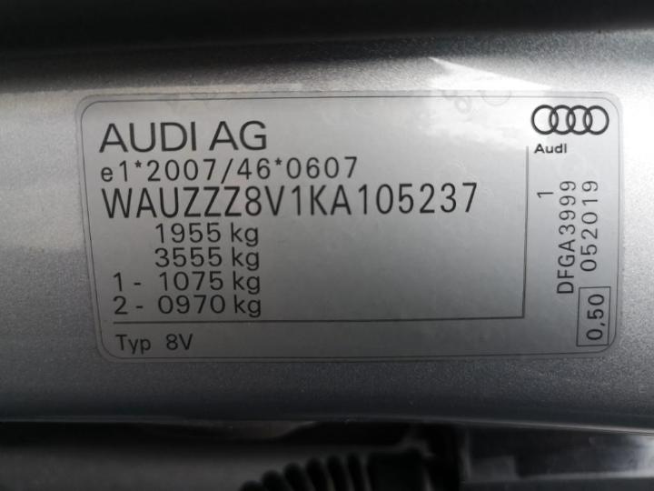 Photo 12 VIN: WAUZZZ8V1KA105237 - AUDI A3 