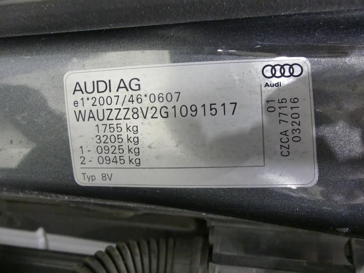 Photo 4 VIN: WAUZZZ8V2G1091517 - AUDI A3 SEDAN 