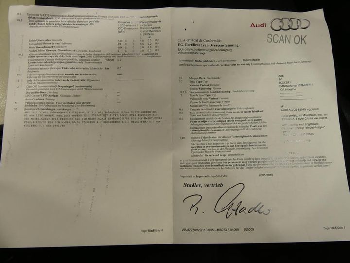 Photo 11 VIN: WAUZZZ8V2G1103665 - AUDI A3 SEDAN 