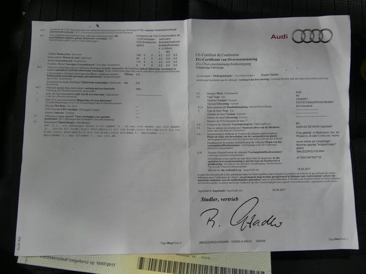 Photo 11 VIN: WAUZZZ8V2J1003489 - AUDI A3 SEDAN 