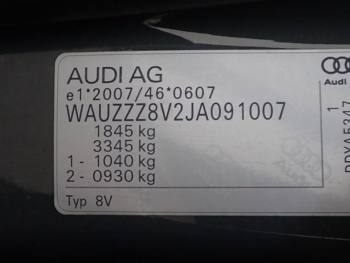 Photo 17 VIN: WAUZZZ8V2JA091007 - AUDI A3 SPORTBACK 