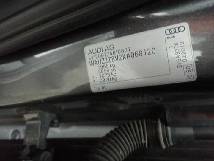 Photo 9 VIN: WAUZZZ8V2KA068120 - AUDI A3 SPORTBACK 