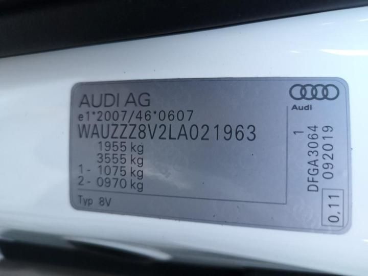 Photo 6 VIN: WAUZZZ8V2LA021963 - AUDI A3 SPORTBACK 