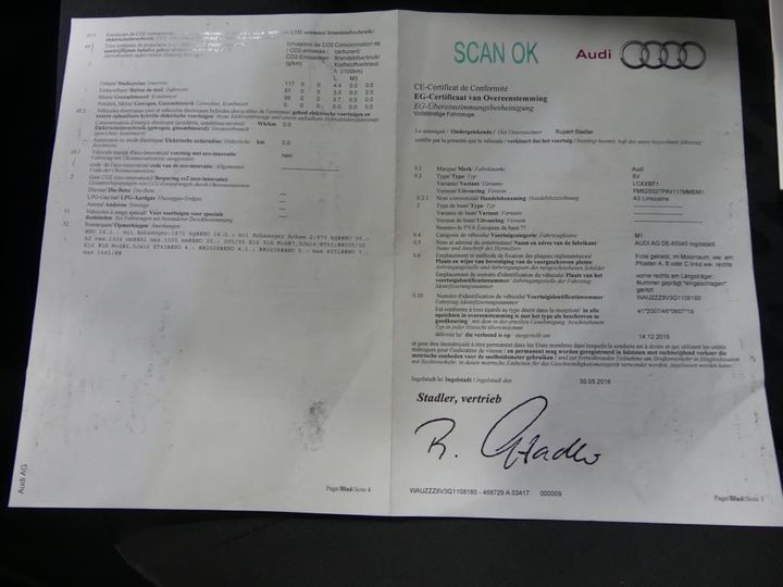 Photo 12 VIN: WAUZZZ8V3G1108180 - AUDI A3 SEDAN 