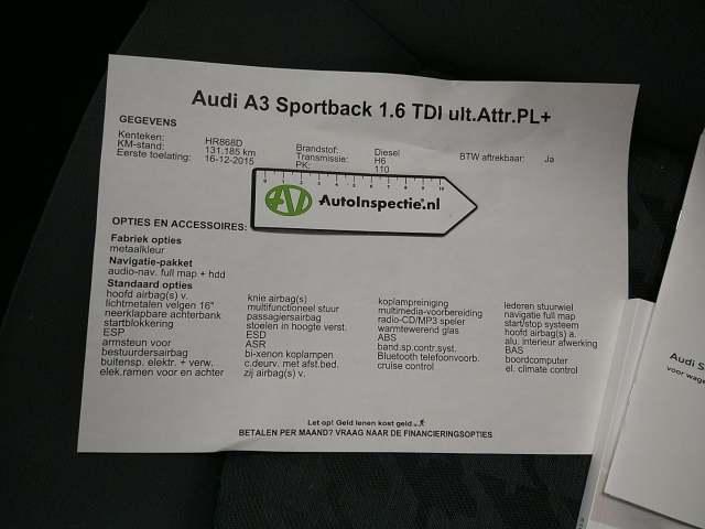 Photo 13 VIN: WAUZZZ8V3GA093485 - AUDI A3 