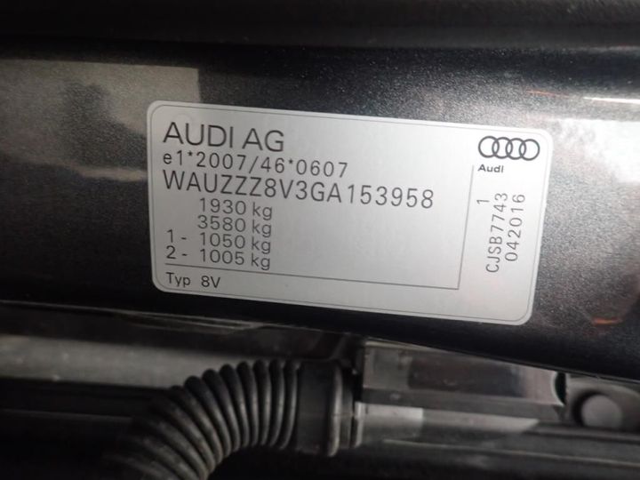 Photo 14 VIN: WAUZZZ8V3GA153958 - AUDI A3 SPORTBACK 