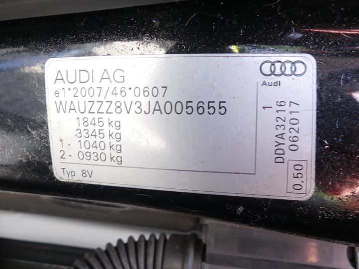 Photo 3 VIN: WAUZZZ8V3JA005655 - AUDI A3 SPORTBACK 