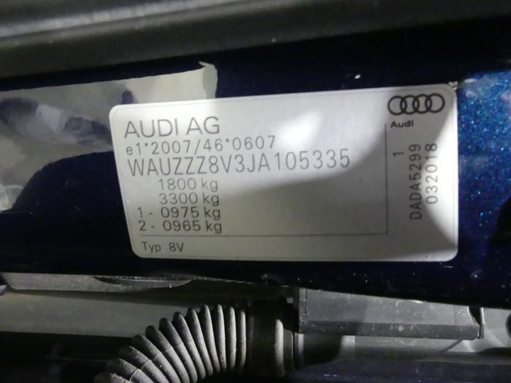 Photo 3 VIN: WAUZZZ8V3JA105335 - AUDI A3 SPORTBACK 