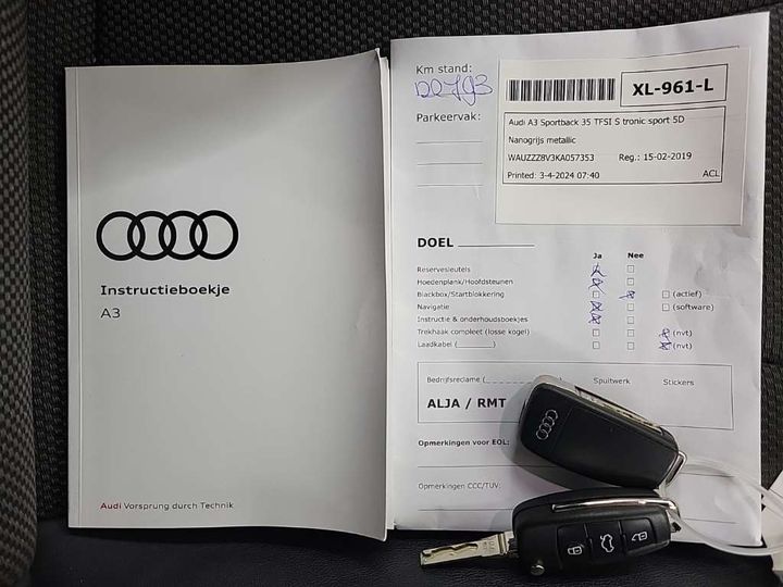 Photo 12 VIN: WAUZZZ8V3KA057353 - AUDI A3 SPORTBACK 