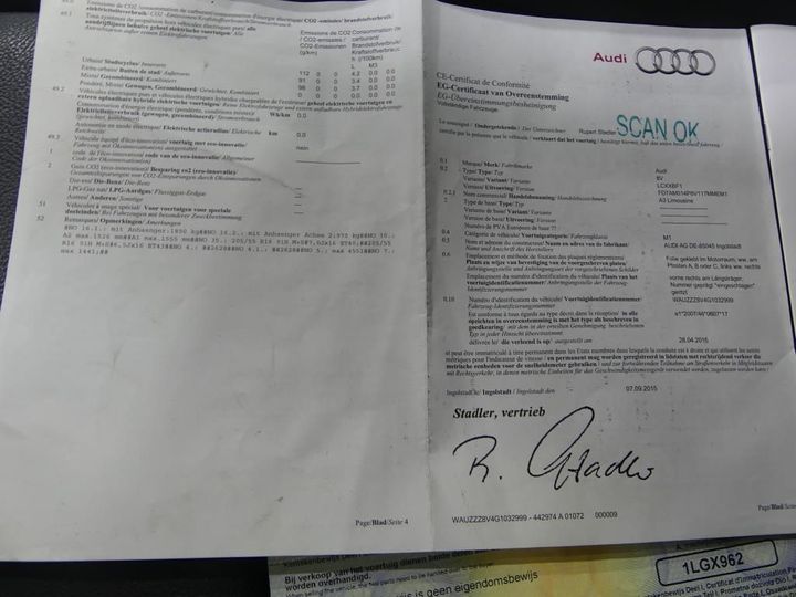 Photo 12 VIN: WAUZZZ8V4G1032999 - AUDI A3 SEDAN 