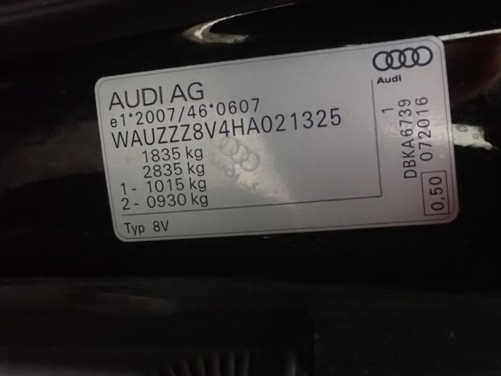 Photo 13 VIN: WAUZZZ8V4HA021325 - AUDI A3 SPORTBACK 