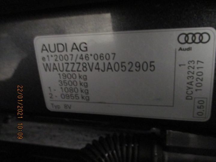 Photo 11 VIN: WAUZZZ8V4JA052905 - AUDI A3 SPORTBACK 