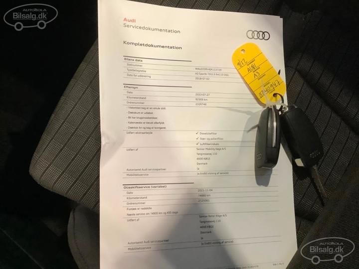 Photo 14 VIN: WAUZZZ8V4JA123729 - AUDI A3 SPORTBACK 