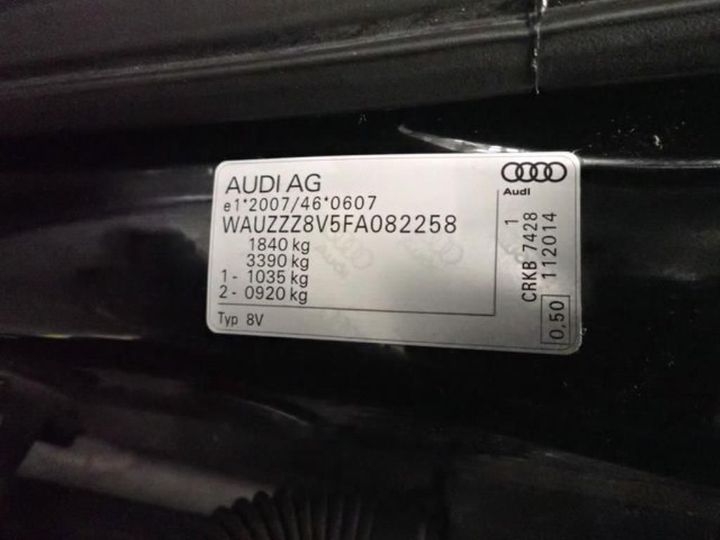 Photo 12 VIN: WAUZZZ8V5FA082258 - AUDI A3 SPORTBACK 