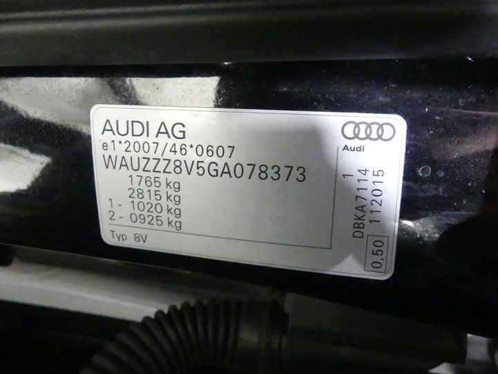 Photo 3 VIN: WAUZZZ8V5GA078373 - AUDI A3 SPORTBACK 