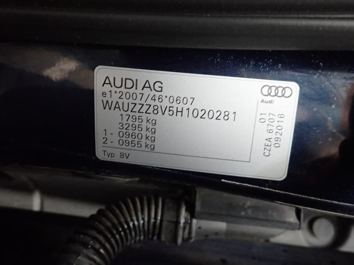 Photo 13 VIN: WAUZZZ8V5H1020281 - AUDI A3 BERLINE 