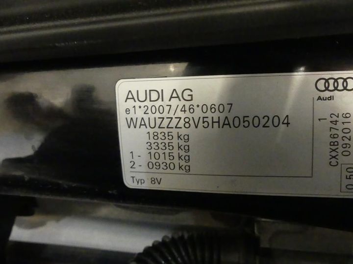 Photo 4 VIN: WAUZZZ8V5HA050204 - AUDI A3 SPORTBACK 