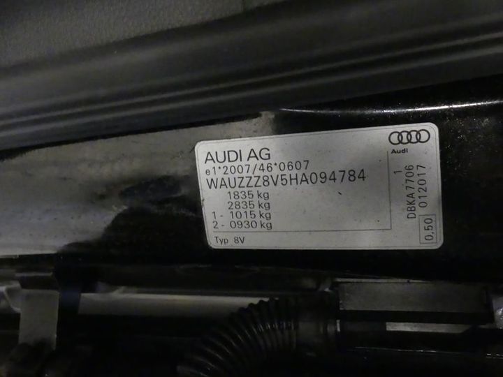 Photo 25 VIN: WAUZZZ8V5HA094784 - AUDI A3 SPORTBACK 