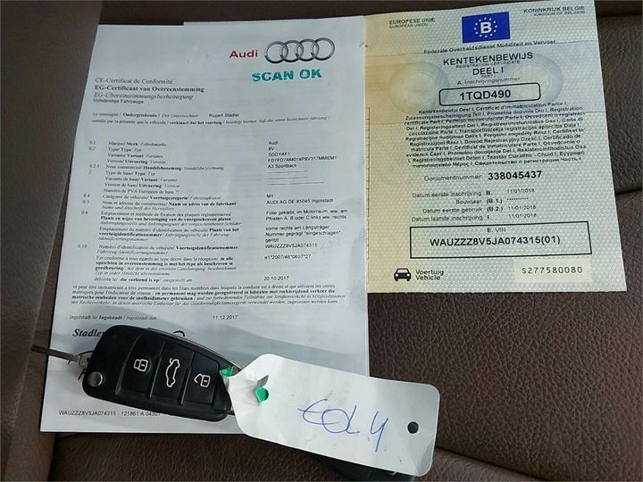 Photo 4 VIN: WAUZZZ8V5JA074315 - AUDI A3 