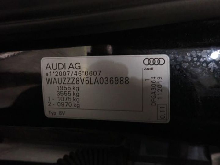 Photo 12 VIN: WAUZZZ8V5LA036988 - AUDI A3 SPORTBACK 