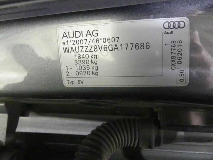 Photo 8 VIN: WAUZZZ8V6GA177686 - AUDI A3 SPORTBACK 