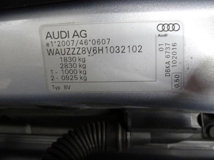 Photo 6 VIN: WAUZZZ8V6H1032102 - AUDI A3 BERLINE 