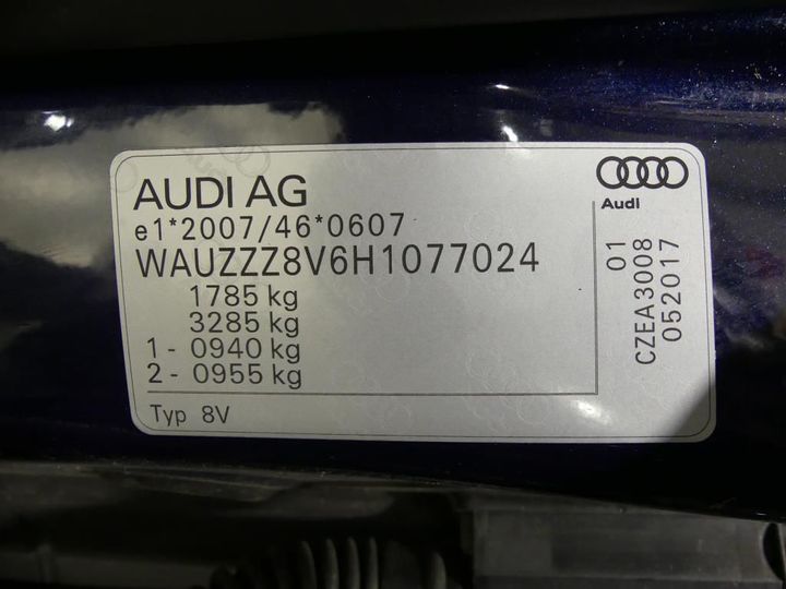 Photo 3 VIN: WAUZZZ8V6H1077024 - AUDI A3 SEDAN 