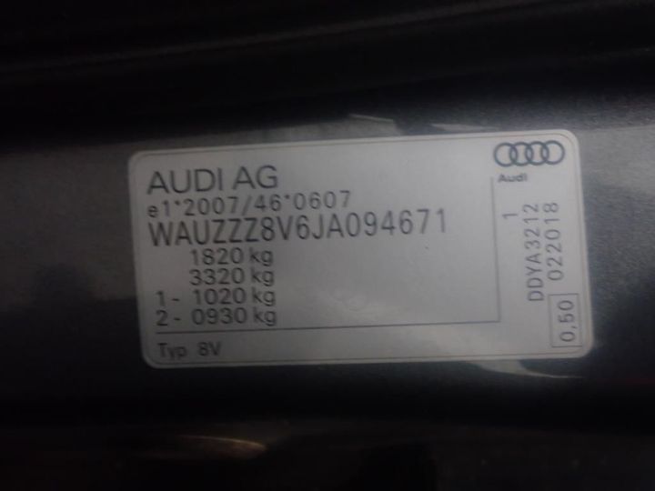 Photo 7 VIN: WAUZZZ8V6JA094671 - AUDI A3 SPORTBACK 