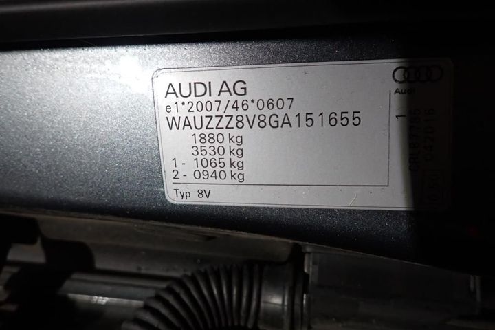 Photo 20 VIN: WAUZZZ8V8GA151655 - AUDI A3 SPORTBACK 