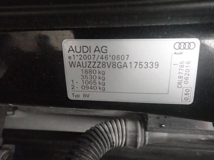 Photo 11 VIN: WAUZZZ8V8GA175339 - AUDI A3 SPORTBACK 