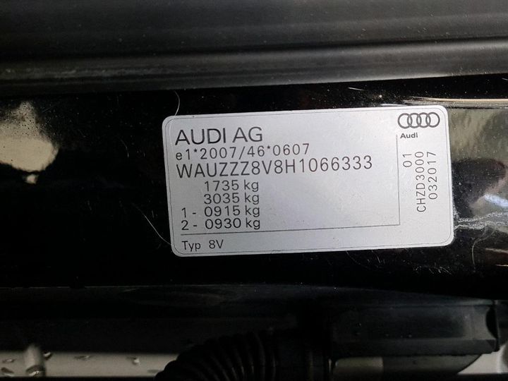 Photo 8 VIN: WAUZZZ8V8H1066333 - AUDI A3 