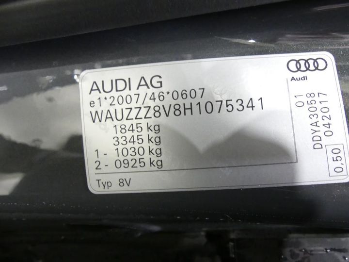 Photo 3 VIN: WAUZZZ8V8H1075341 - AUDI A3 SEDAN 